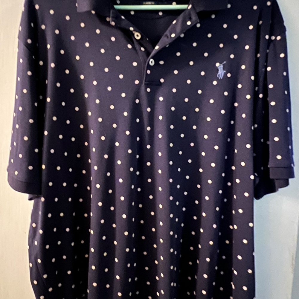 Polo Shirt with Polka Dots